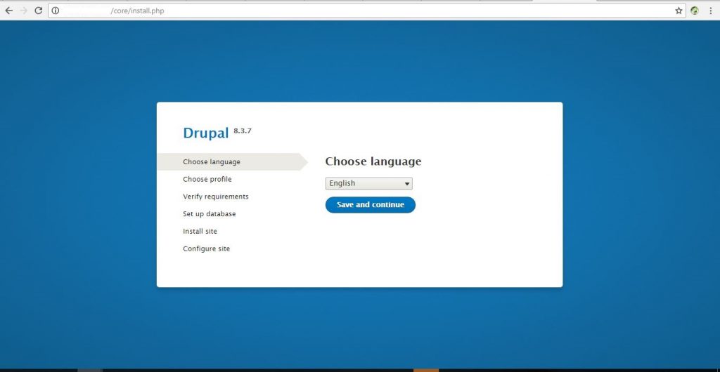 How to install Drupal with PHP 7 on CentOS 7 - Coimbatore Webhosting